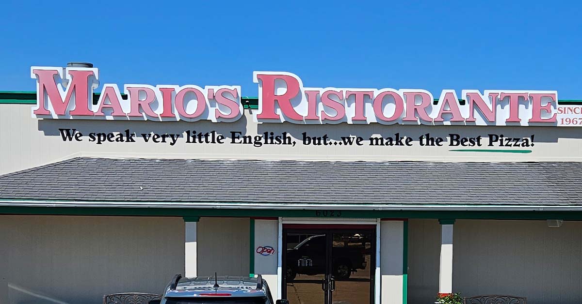 Marios Ristorante Best Pizza on Galveston Island